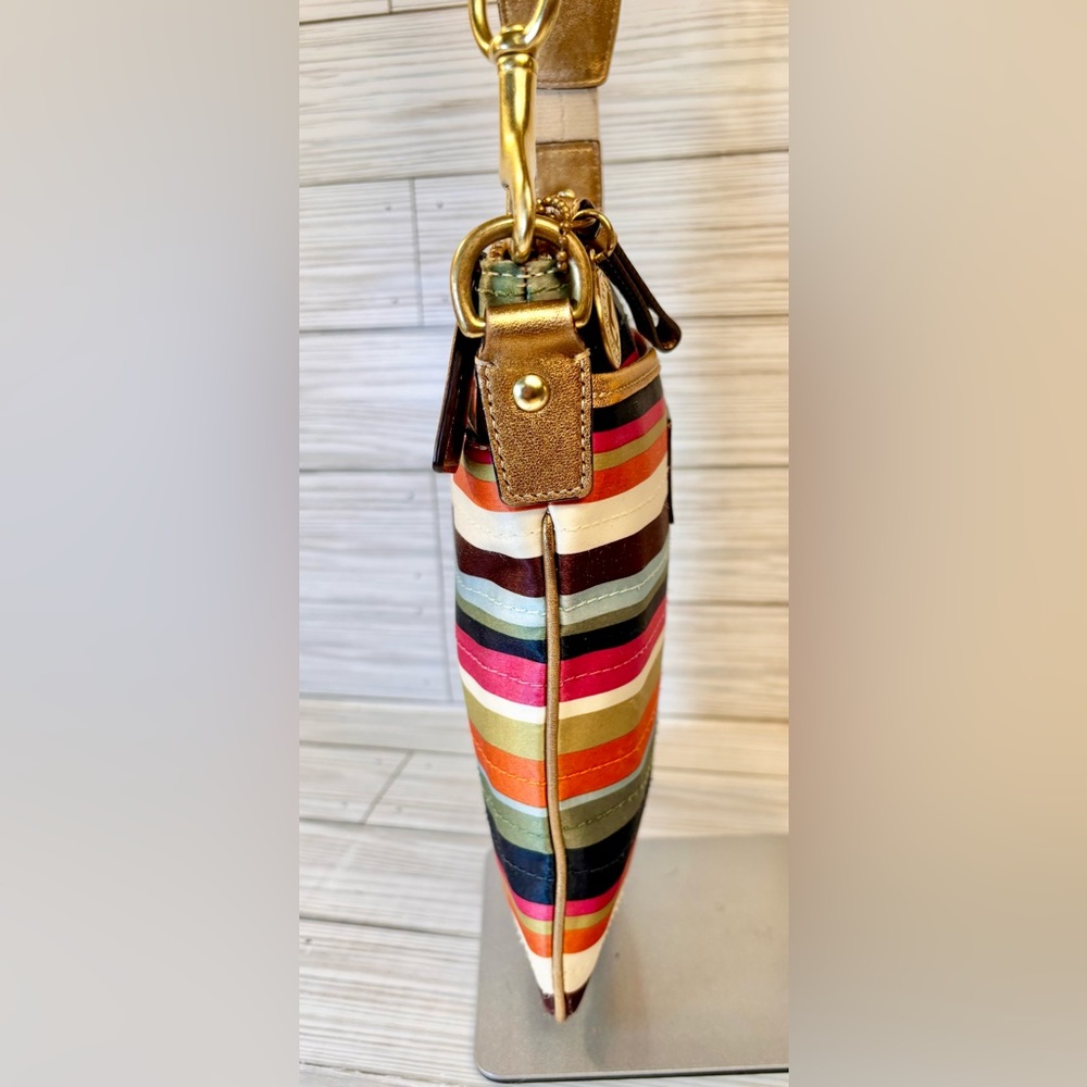 Coach Multicolor Striped Crossbody Bag - Picture 3 of 12